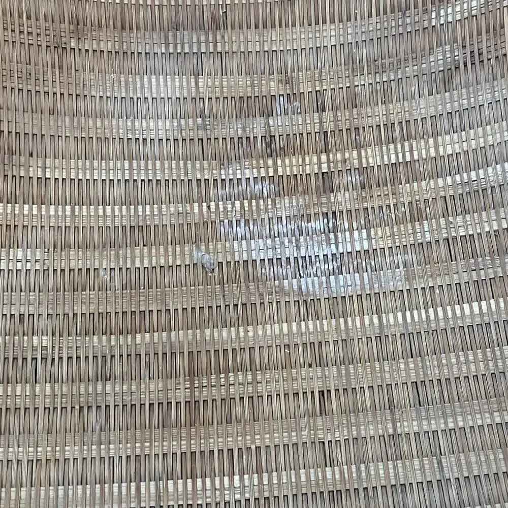 Vintage Hand Woven Sieve Woven Split Bamboo Winnowing Round Basket Tray 14